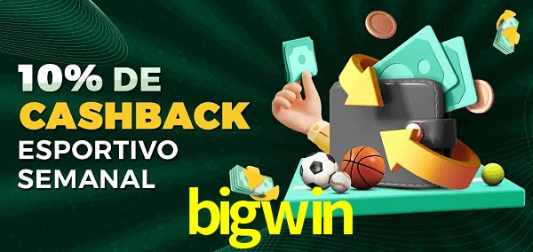 10% de bônus de cashback na bigwin